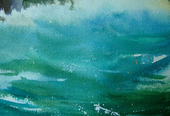 It was a stormy day