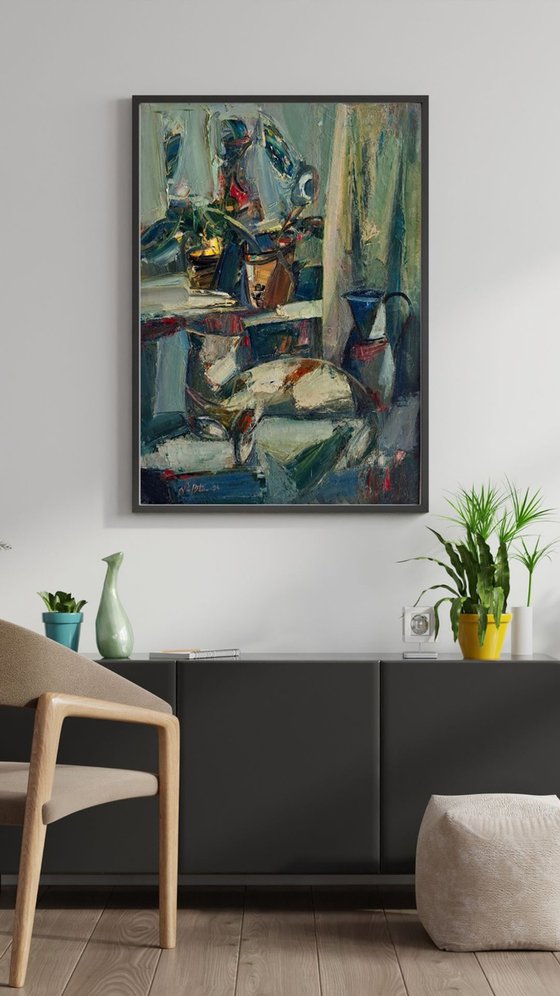 Still Life With a Cat