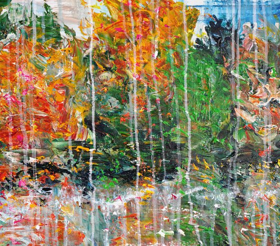 Trees By A Lake C 1