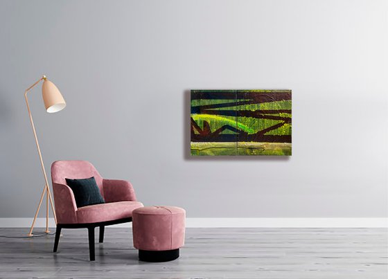 "A bridges " diptych