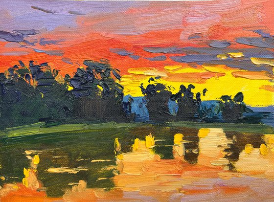 sunset landscape