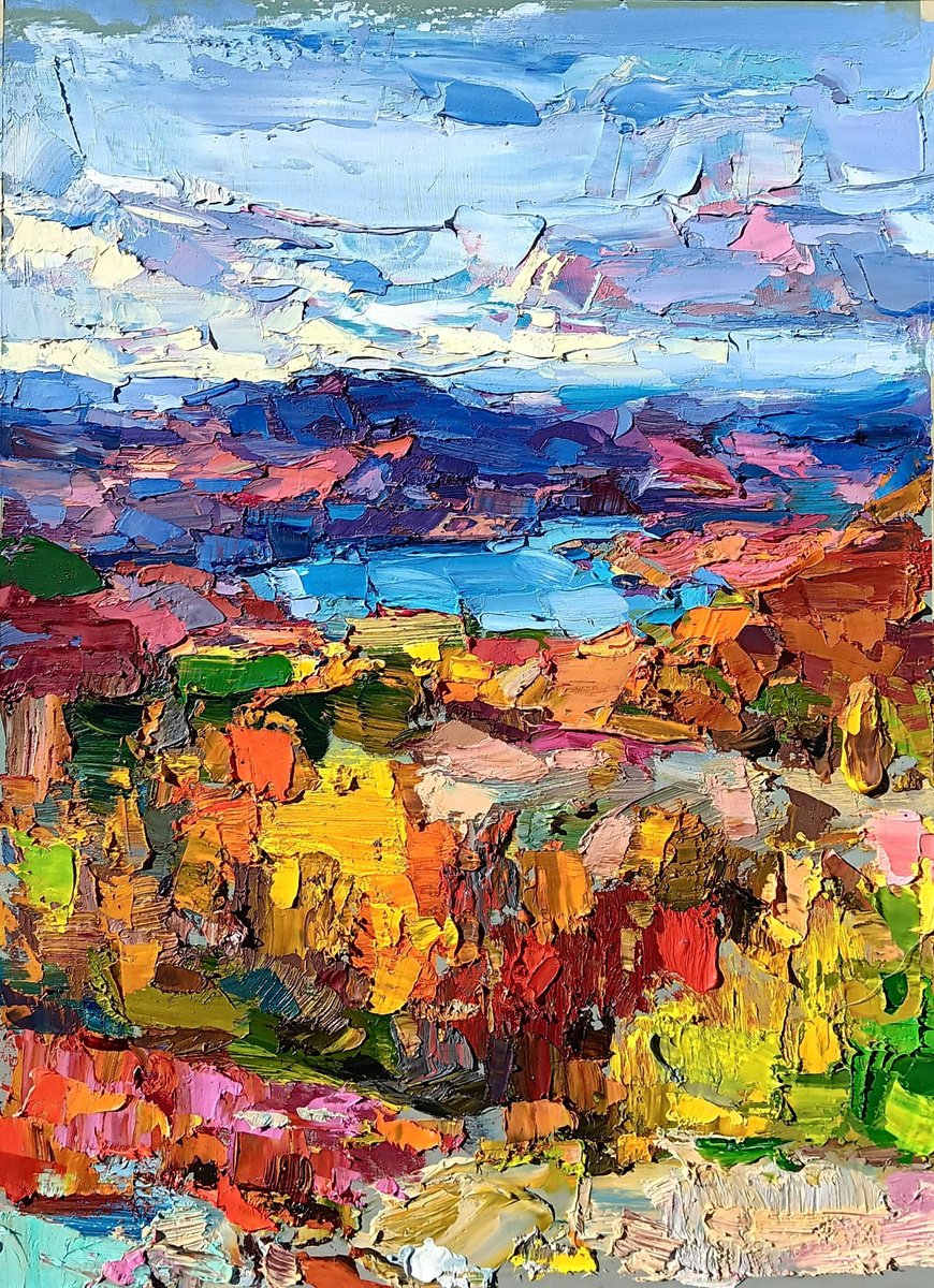 Elegy To Fall By Ruslan Khais, 18 X 26, Artwork For Sale On Artfinder