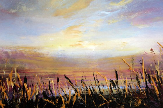 Golden Hours   - Large original landscape