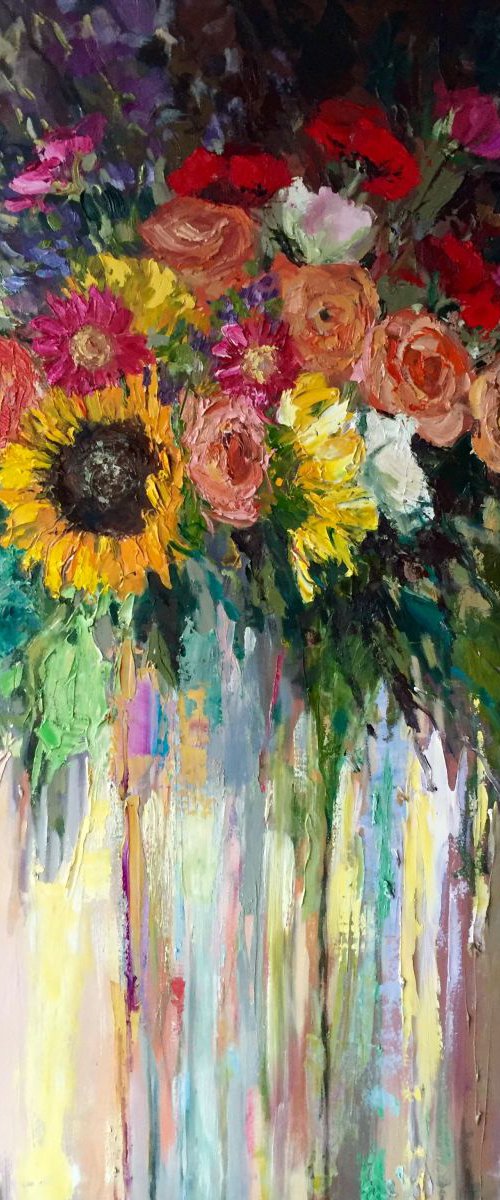 'Flowers in Glass' by Ewa Czarniecka