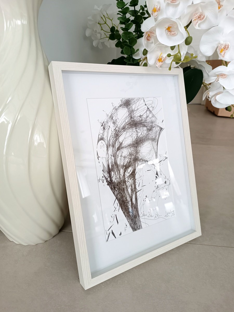 Expressive Pencil Drawing , Eternity Still Life 7.03.2026 By Kloska Ovidiu, 12 X 16, Artwork For Sale On Artfinder