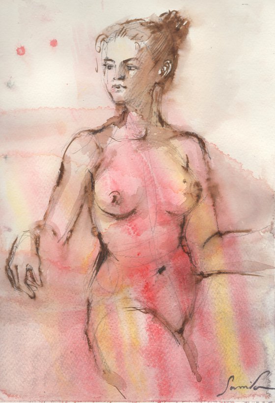 Nude art of woman