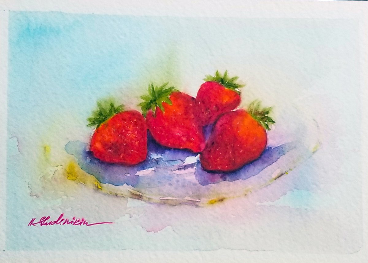 Strawberries by Nataliya Studenikin