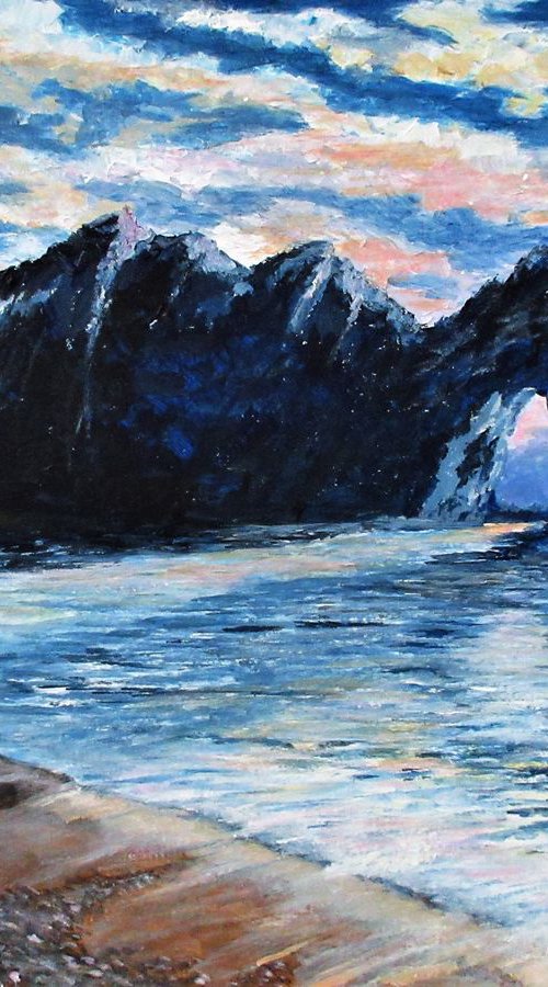 Durdle Door After Monet by Max Aitken
