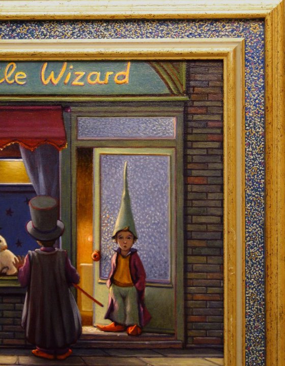 THE LITTLE WIZARD - (framed)