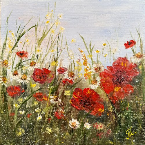 Tenderness mood series - Red poppy by Tanja Frost