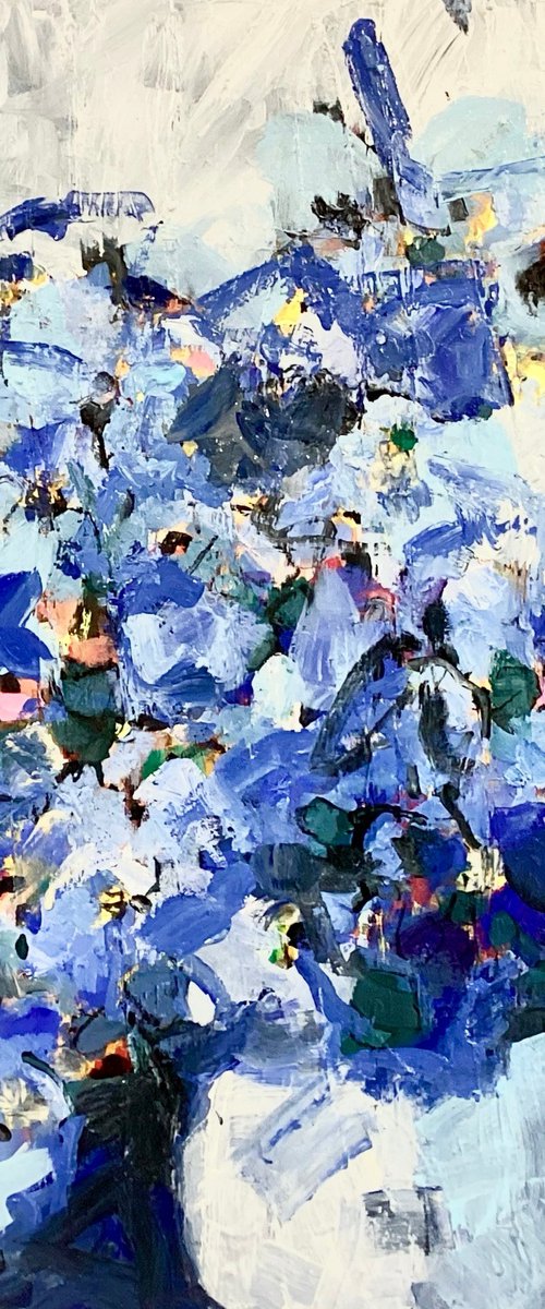 Blue Study by Irene Wilkes
