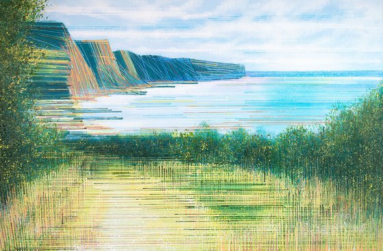 Devon Coastline In Summer