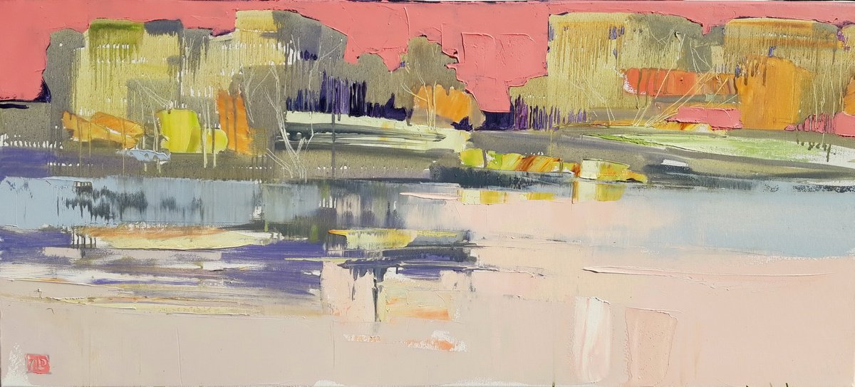Warm Evening. By Lesya Ros, 39 X 18, Artwork For Sale On Artfinder
