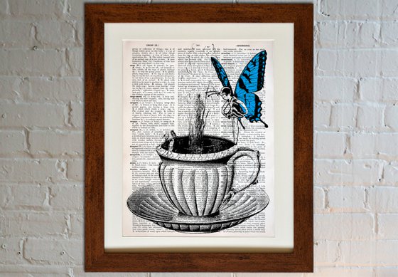 Butterfly Girl Cup of Tea
