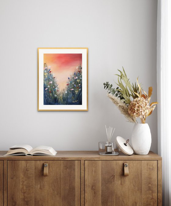 Wildflower Sunset Dreams