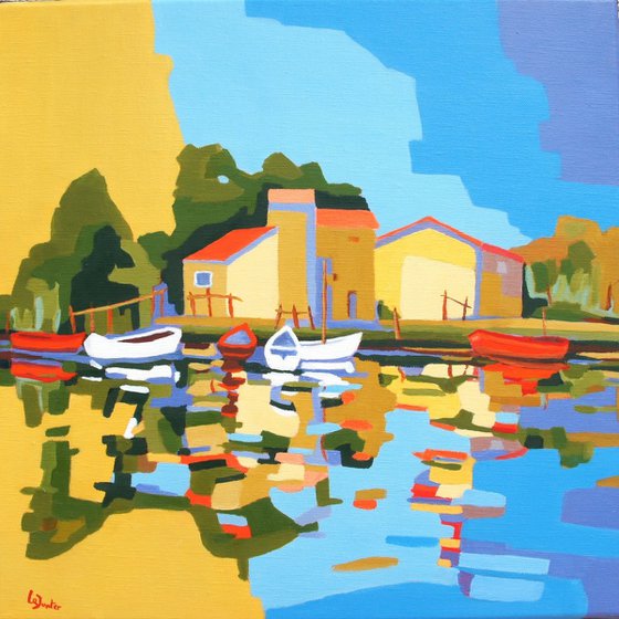 Riverside houses