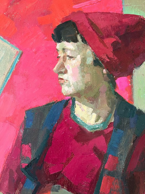 Portrait in Geometric Symphony