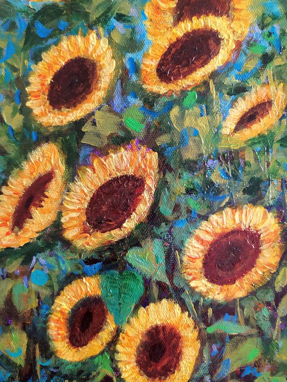 The Sunny Summer Sunflowers