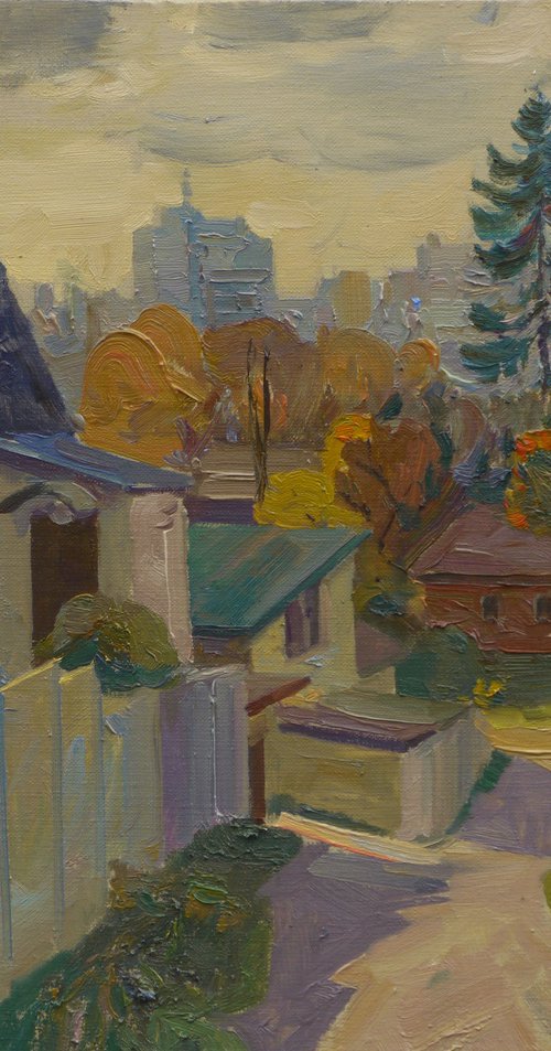 October. Cityscape by Victor Onyshchenko