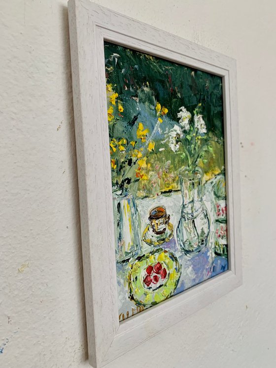 Still life in garden