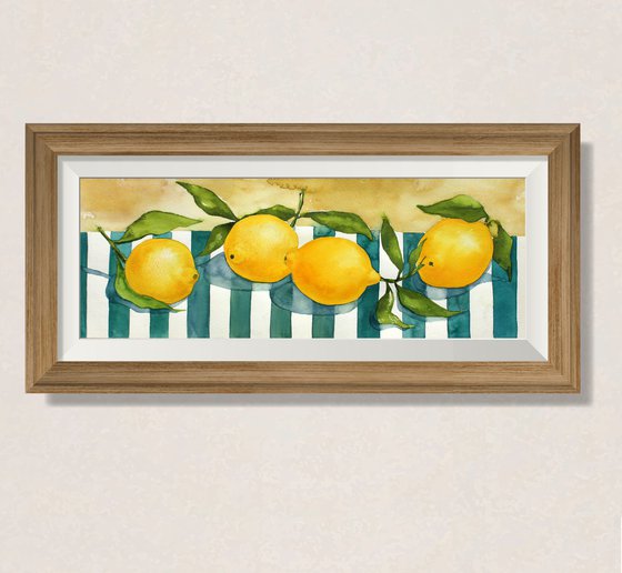 Lemons on stripes