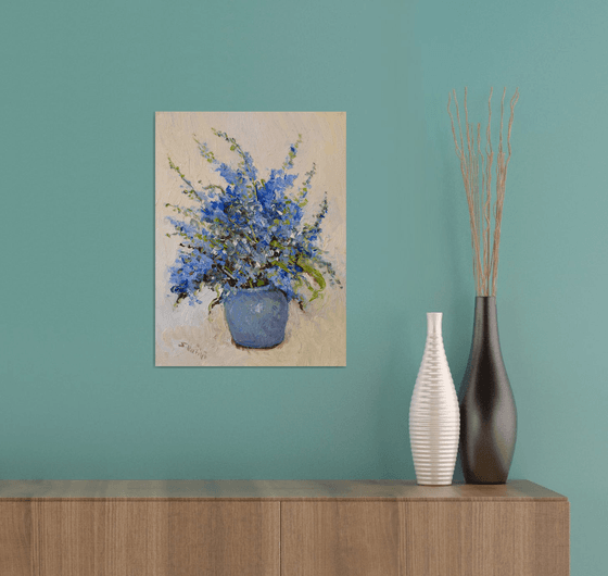 Forget Me Nots in the Vase