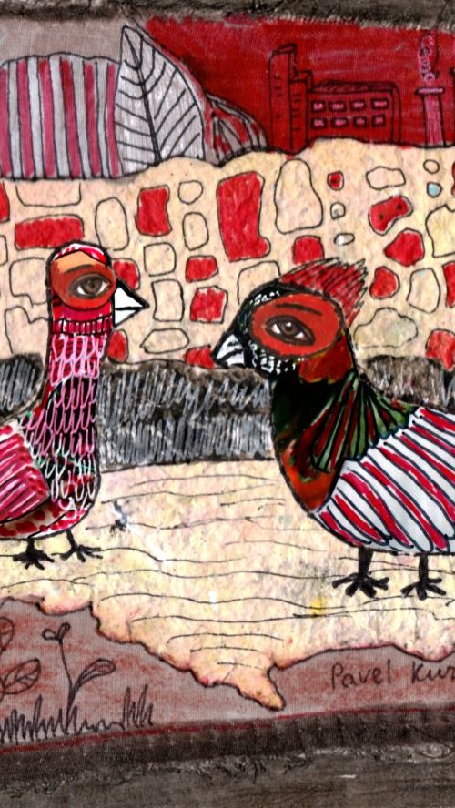 Red Birds by Pavel Kuragin