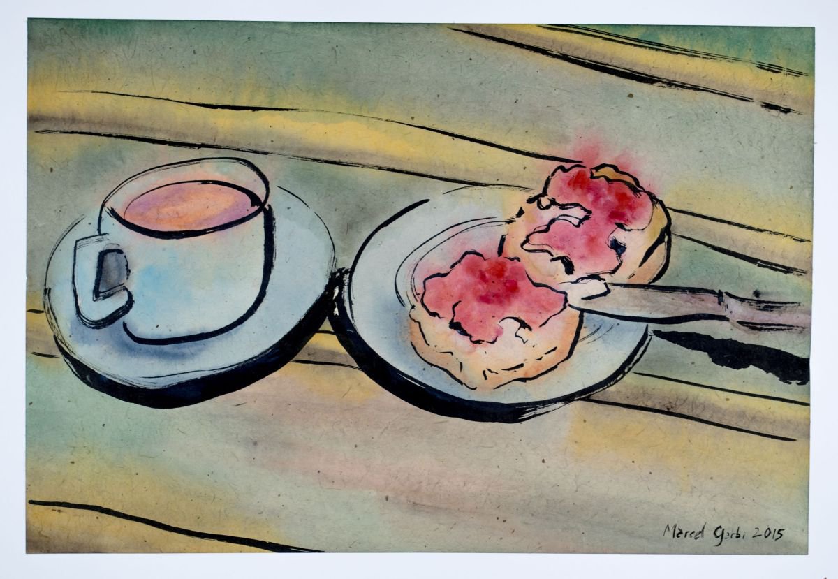 Cream Tea by Marcel Garbi