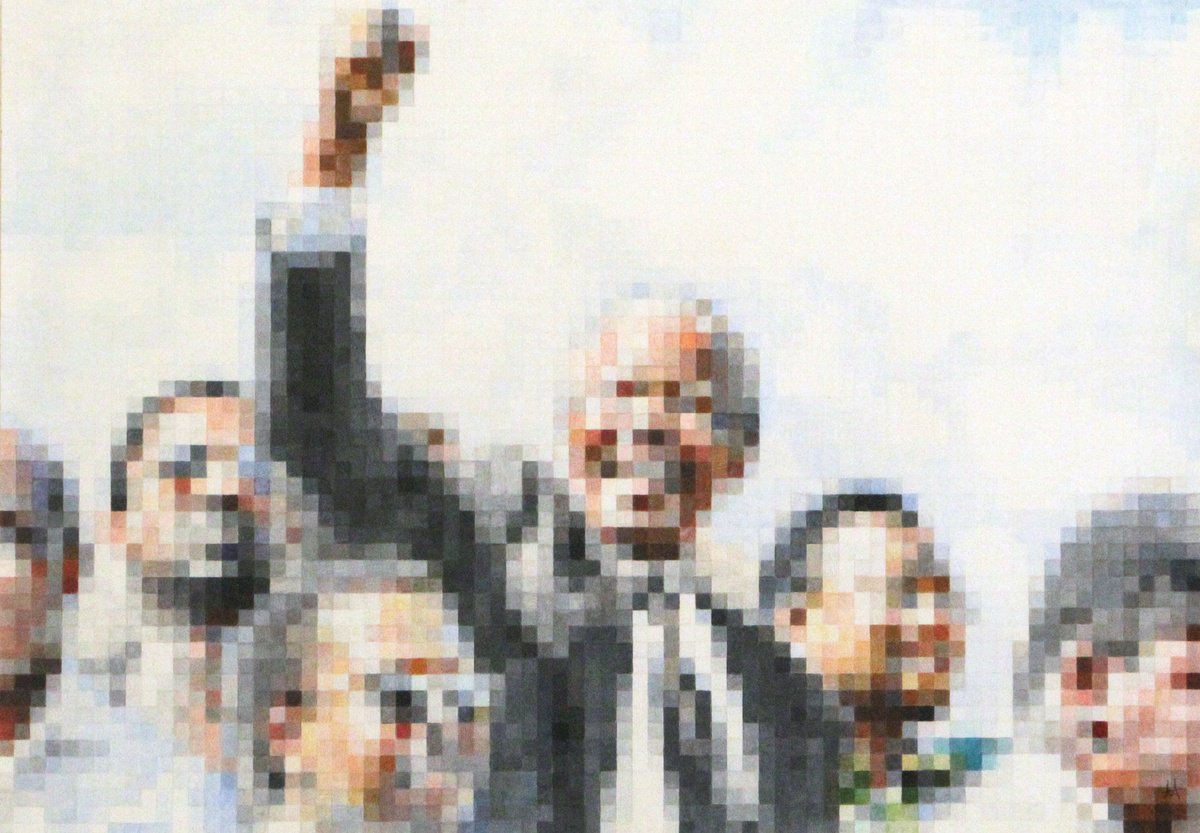 Pixel Mandela by A-criticArt