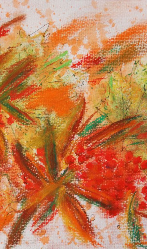 Aroma of Autumn  / Original Painting by Salana Art Gallery