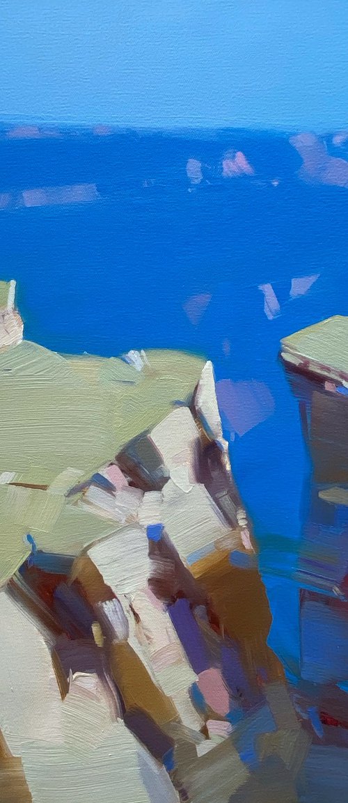 Canyon Rock, Original oil painting, Handmade artwork, One of a kind by Vahe Yeremyan