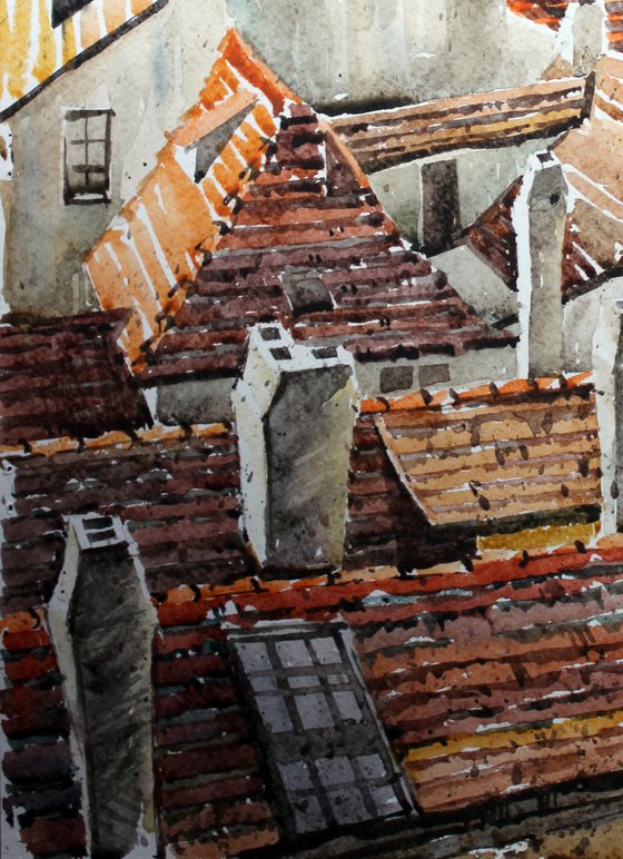 Rooftops of old Prague#2