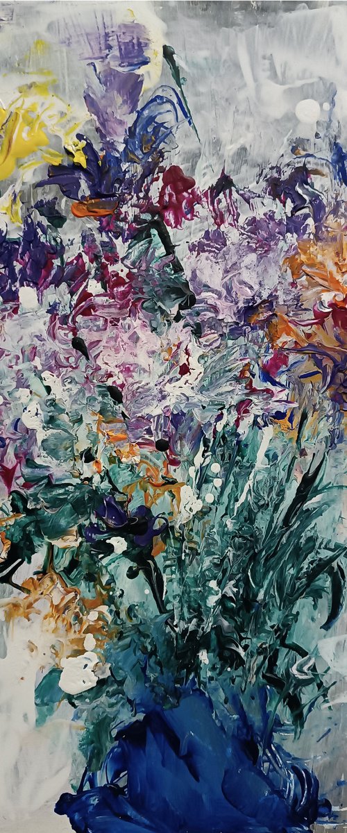 autumn flowers by Mykola Samoilenko