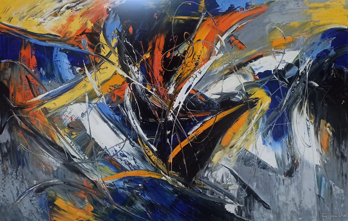 Abstract dream (80x120, oil on canvas) by Marieta Martirosyan