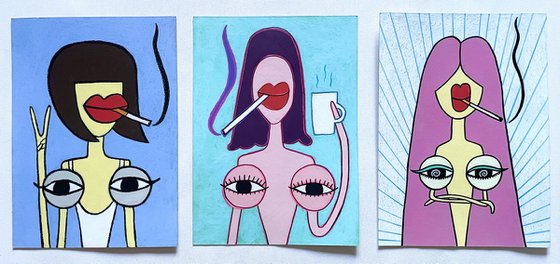 “My Tits” smoking set