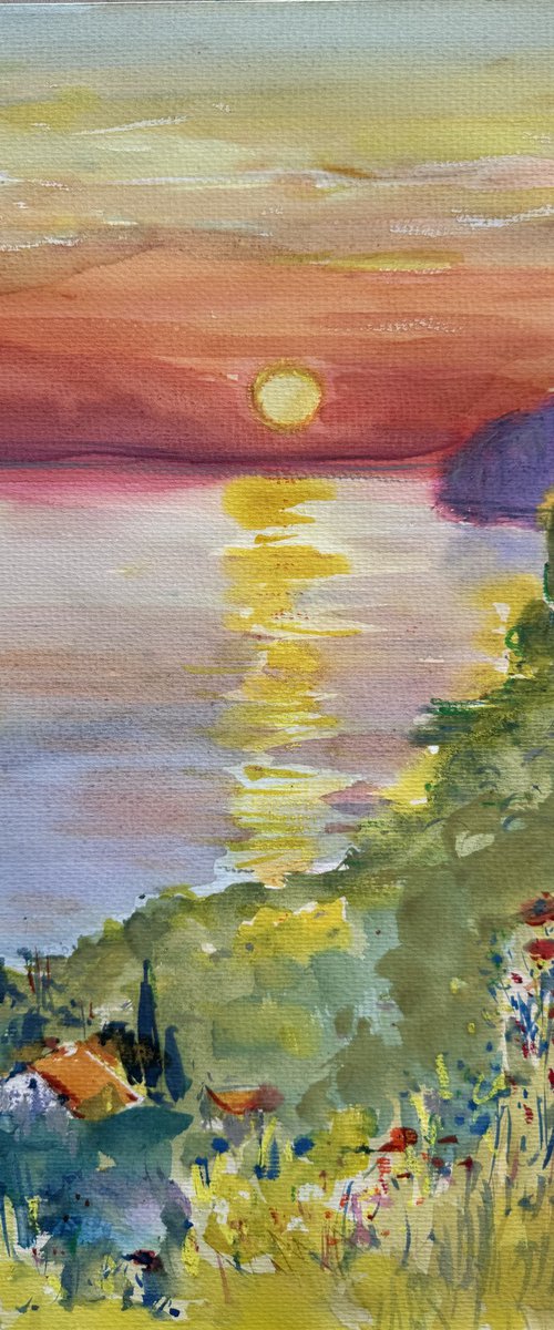 Sunset Corfu by Altin Furxhi