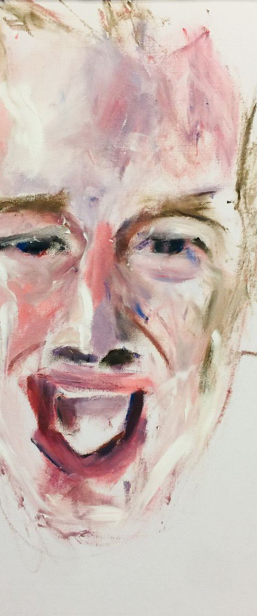 Face Study Oil On Paper 11.7x16.5 A3 by Ryan  Louder