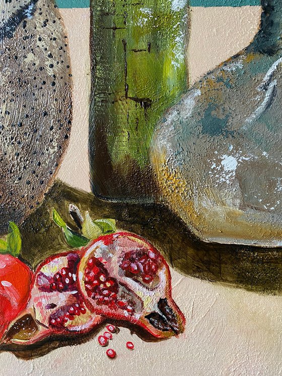 Pomegranates and Gum Nuts