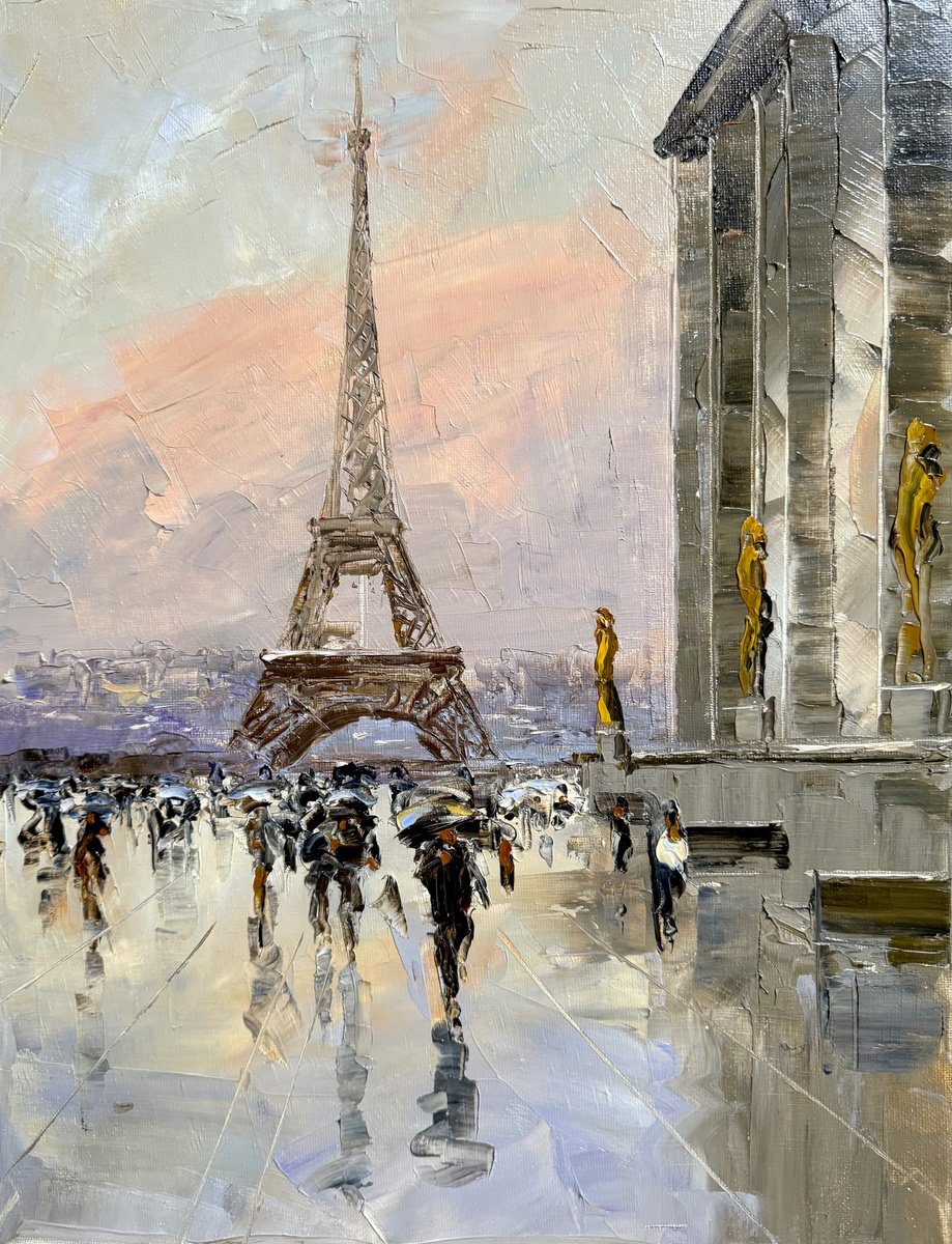 Paris. Trocadero. By Irina Alexandrina, 12 X 16, Artwork For Sale On Artfinder