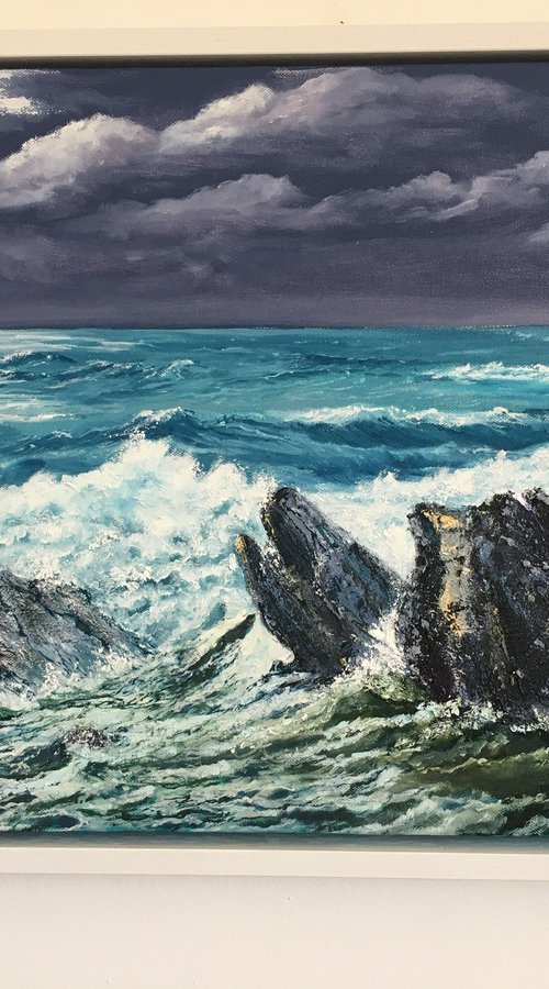 Stormy seas by Robin Souter