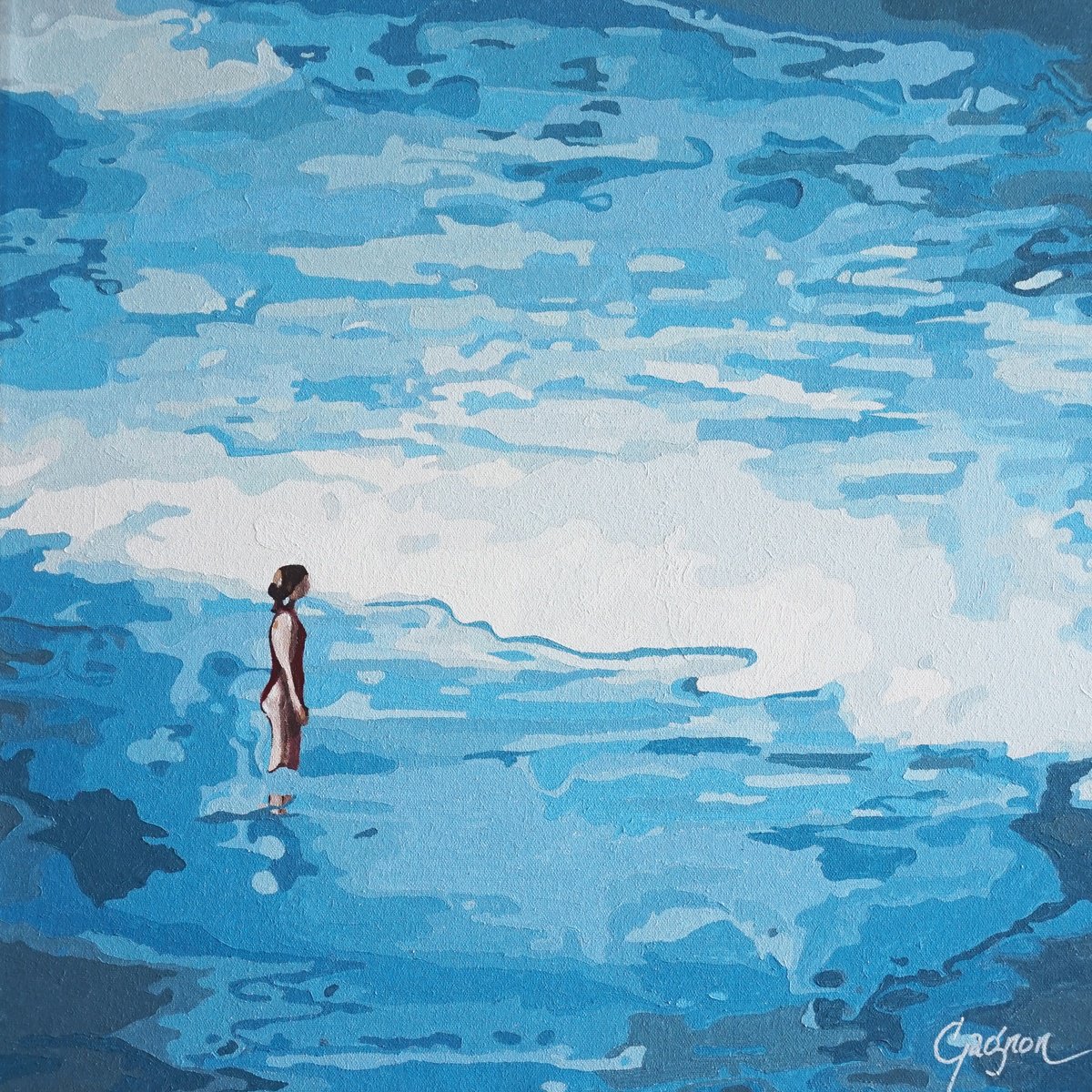  Elle By Lynda Gagnon, 20 X 20, Artwork For Sale On Artfinder