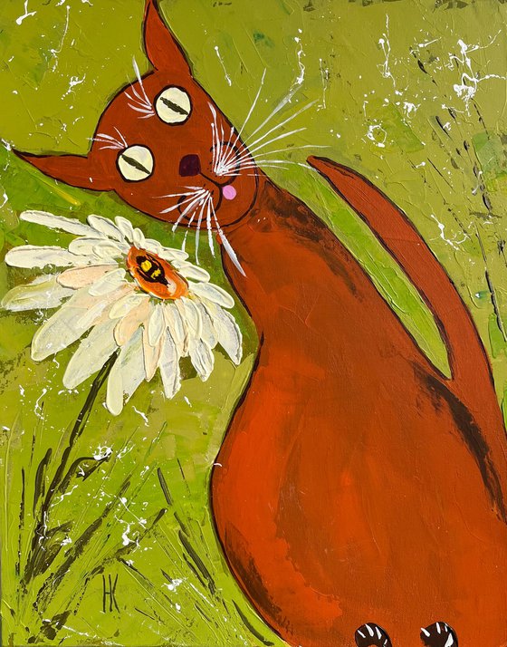 Cat Original Painting