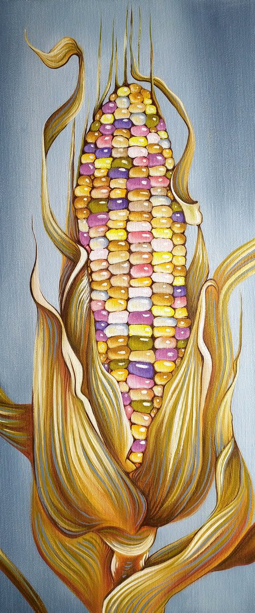 Queen of the fields (Indian corn) by Anna Shabalova