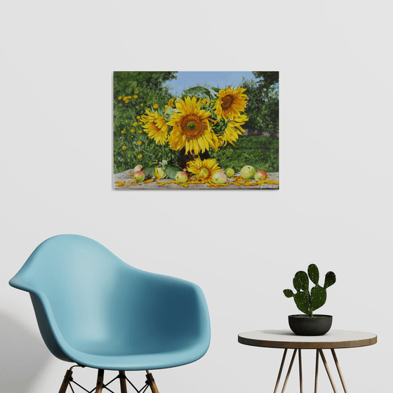 Sunflower Still life Realistic