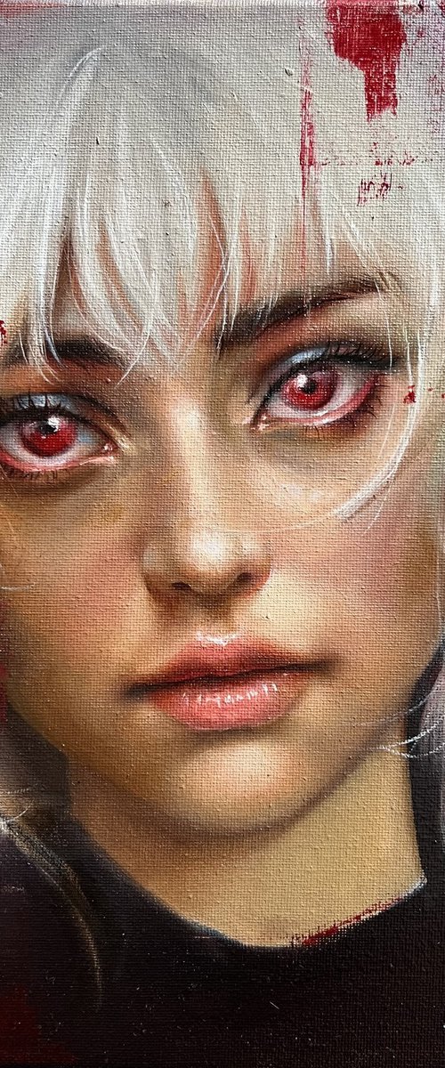 Red eyes by Christina Bodnaruk