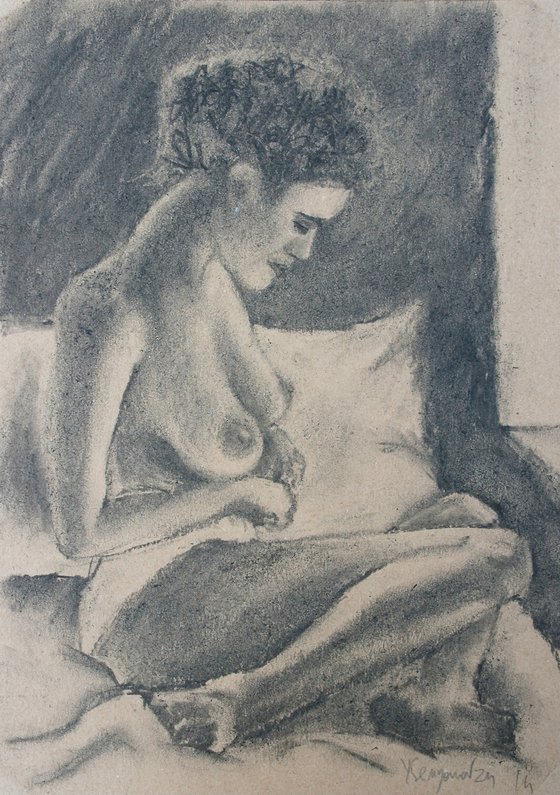 Female Figure 51 Charcoal