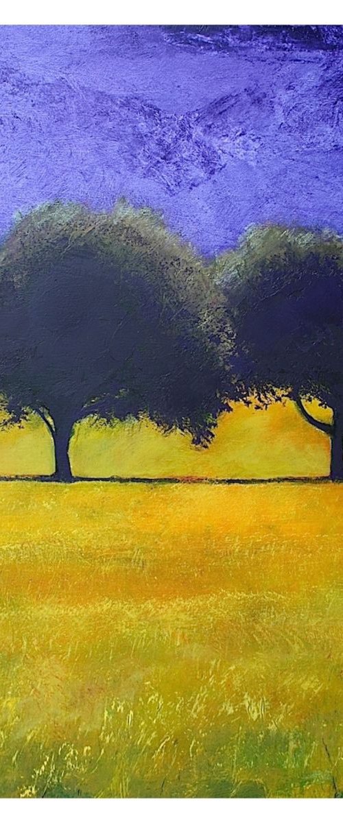 Bigger Blue 3  (Large Painting) by Simon Jones