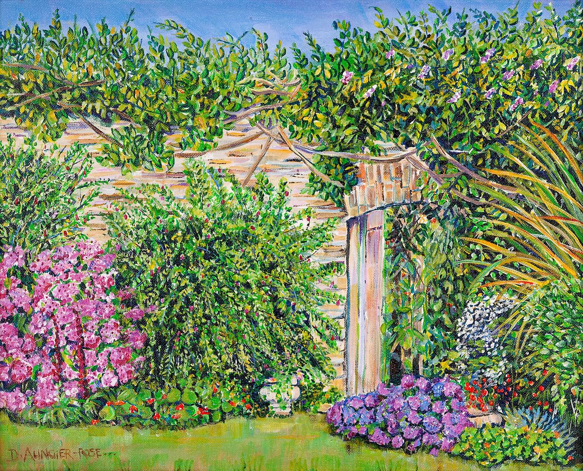 WALLED GARDEN GATE by Diana Aungier-Rose