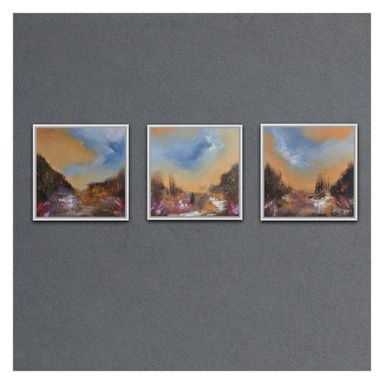 Golden haze I, II, III