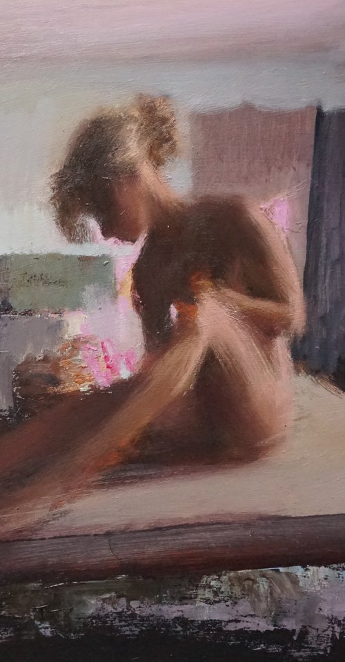 Meg on the table by Manuel Leonardi